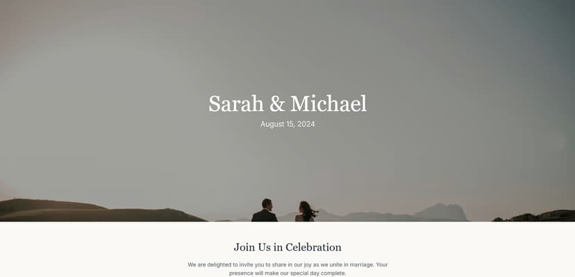 Wedding Plans